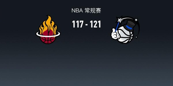 爱游戏体育官方入口-魔术121-117终结热火7连胜，班凯罗27+8+7，阿德巴约20+7，希罗14中4